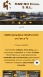 Mobile Screenshot of masinohnos.com